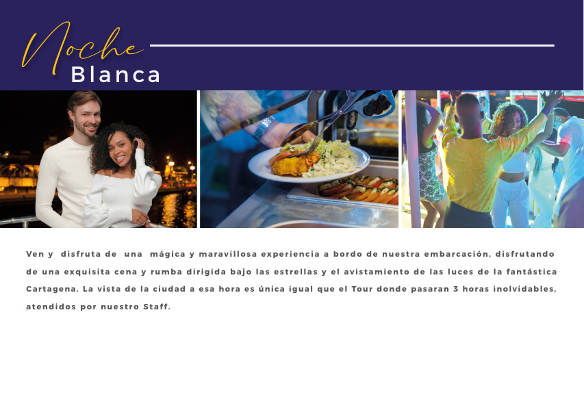 Cartagena Noche Blanca: Bay Night & Dinner